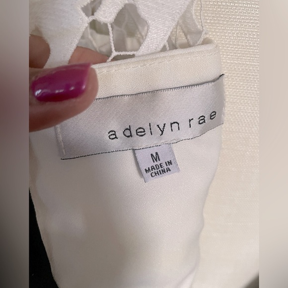 Adelyn Rae sleeveless black/white lace dress - Picture 5 of 5